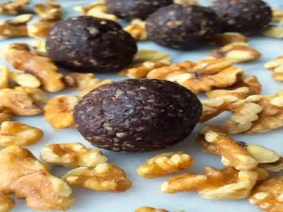 raw carob walnut balls